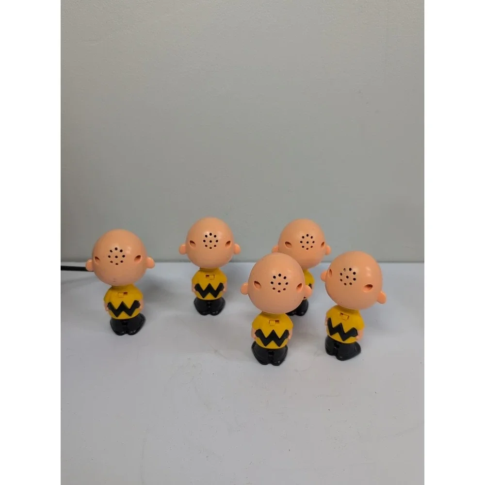 5 Charlie Brown Peanuts Movie Figure McDonalds Happy Meal Toy 2015 No Sound 4 In